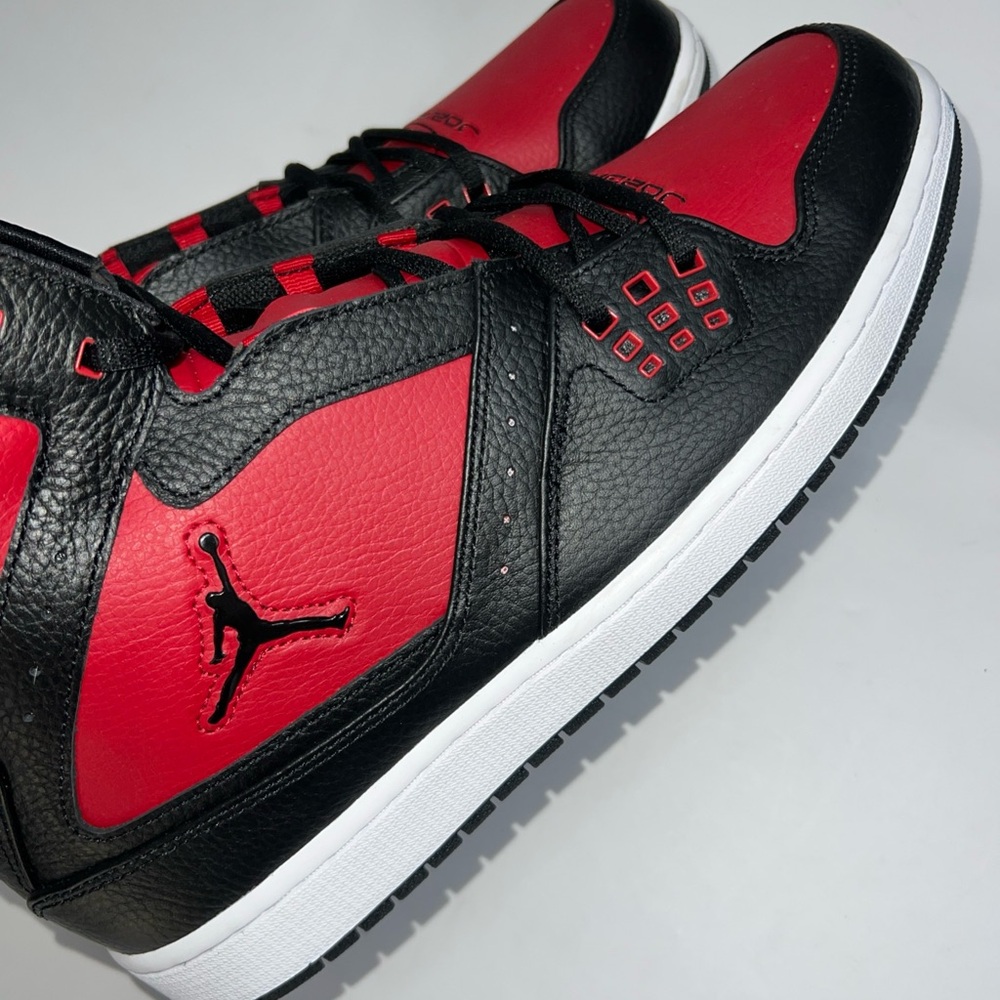 Like New Air Jordan 1 Flight Mid Bred Sneakers - Picture 2 of 11